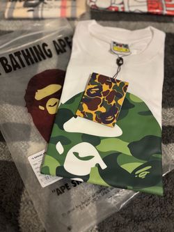 NEW A BATHING APE GREEN CAMO