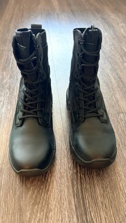 Free Soldier Women Black Military Tactical Lace-Up Boots