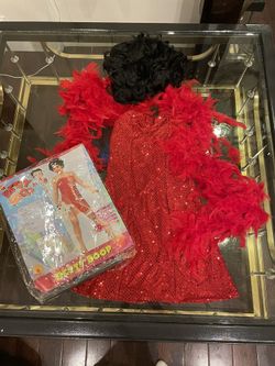 Betty Boop Teen Young Adult Costume - fits dress size 2 through 6 