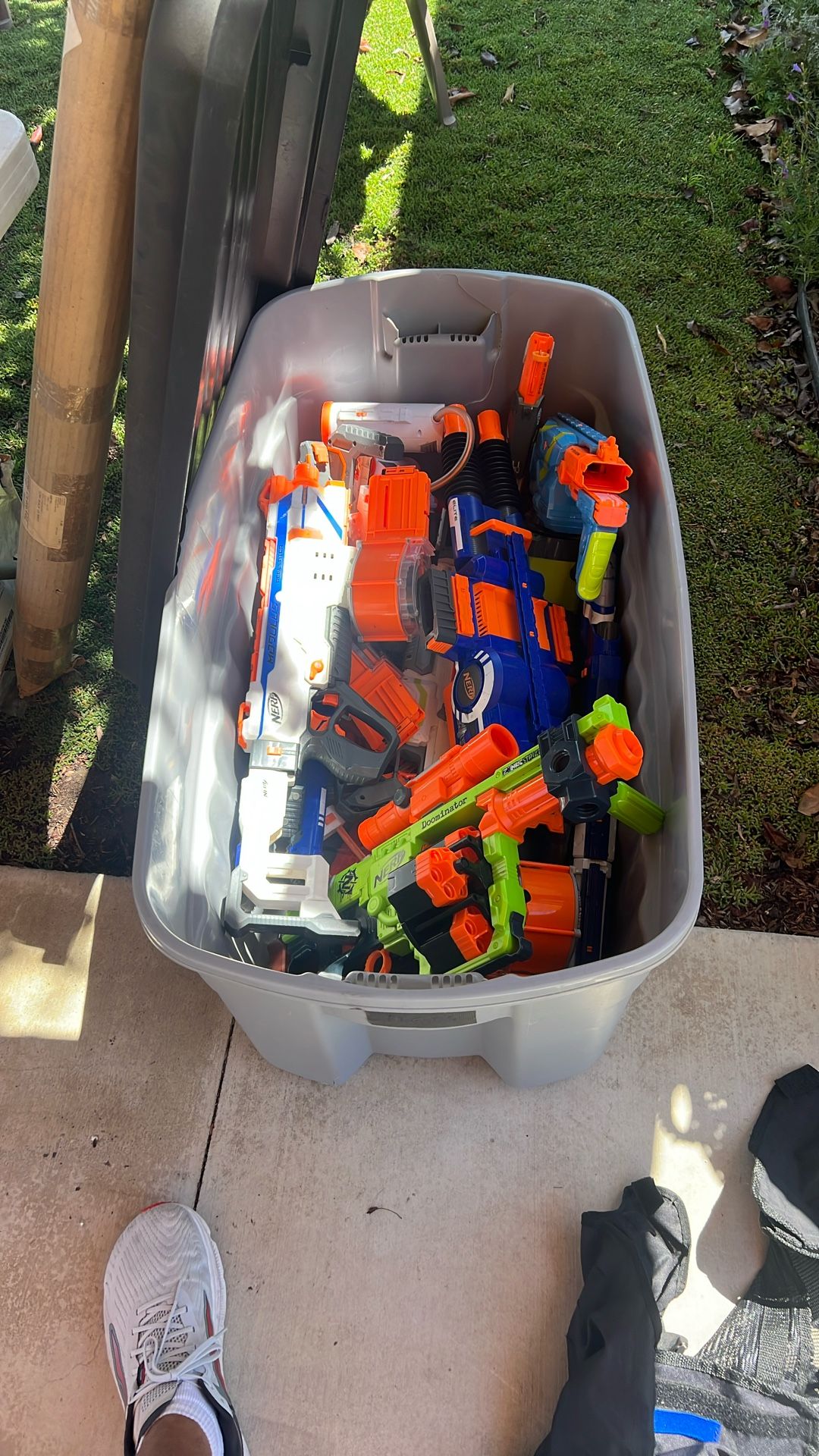 Nerf Guns. Lots Of Them