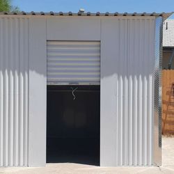 Storage sheds built on site