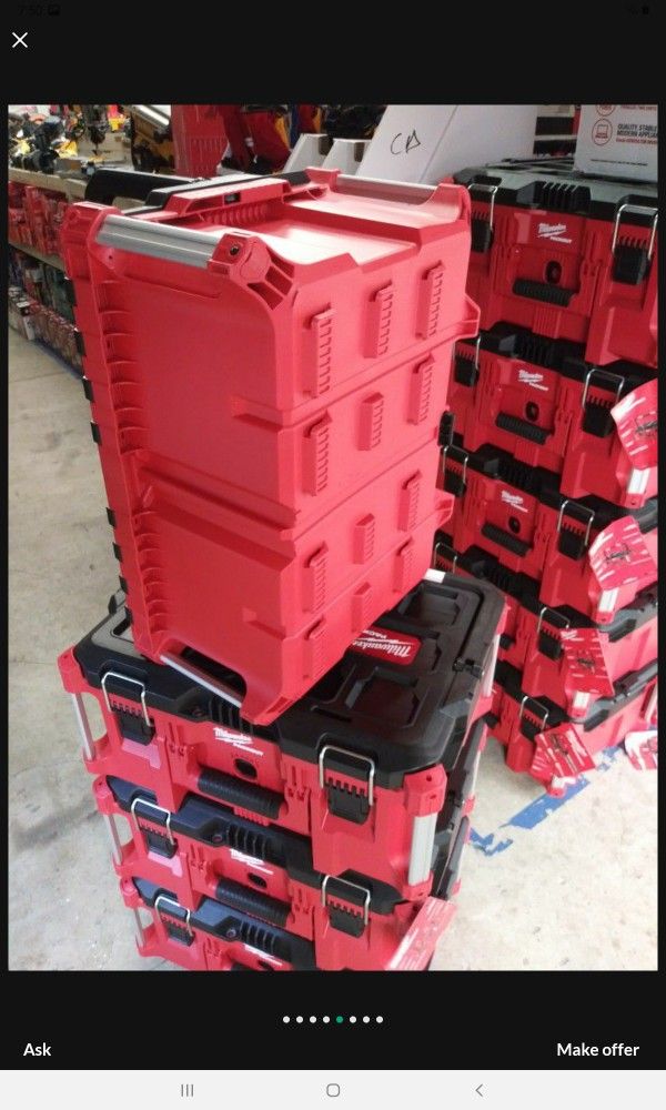 MILWAUKEE PACK OUT TOOL BOX BRAND NEW EACH