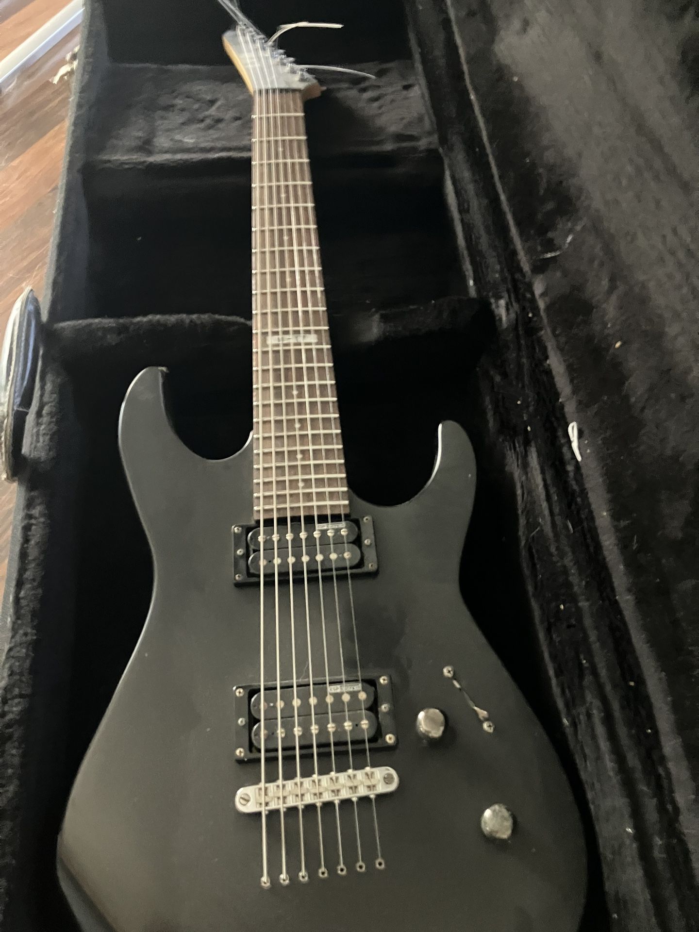 Seven String Ltd Guitar + Case