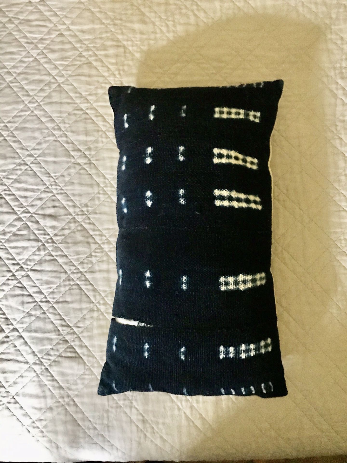 Mud cloth lumbar pillows X3