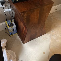 Wood Table Stand 