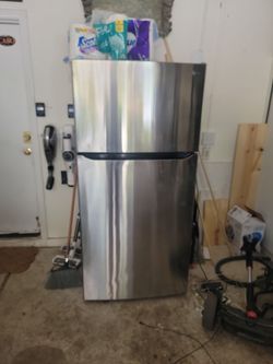 LG garage refrigerator/freezer.  Specially made to withstand temps in garage