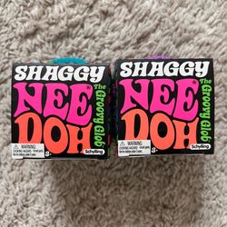 Shaggy Nee Doh The Groovy Glob Squeeze Balls Set of 2 Schooling