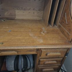 Vintage Oakcrest Rolltop Desk -pre 1985 Solid Oak