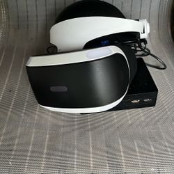 PS VR Headset and Processor 
