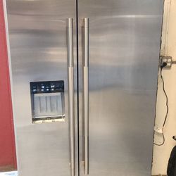 Jenn Air 42 Inch Counter Depth Built-In Side by Side Refrigerator 