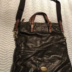 Genuine Leather Fossil Hand Bag/Clutch