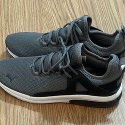 Puma Electron 2.0 Lace Up Men’s Grey Black White Sneaker Shoes