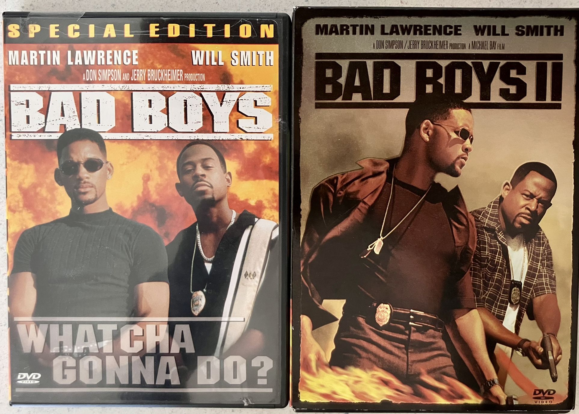 Bad Boys 1 & 2 2 DVD’s (GREAT CONDITION)