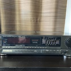 VINTAGE TECHNICS QUARTZ SYNTHESIZER AM FM STEREO RECEIVER SA-R177