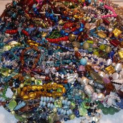 Huge Amount of Glass Jewelry