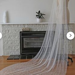 Wedding Veil White - Cape Style