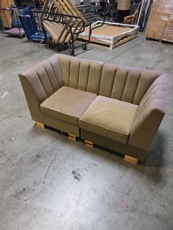 2 Piece Corner Bench Sofa Loveseat