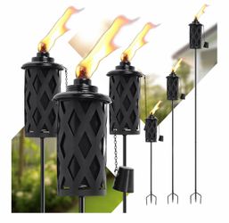 New 6 Pack Citronella Torches