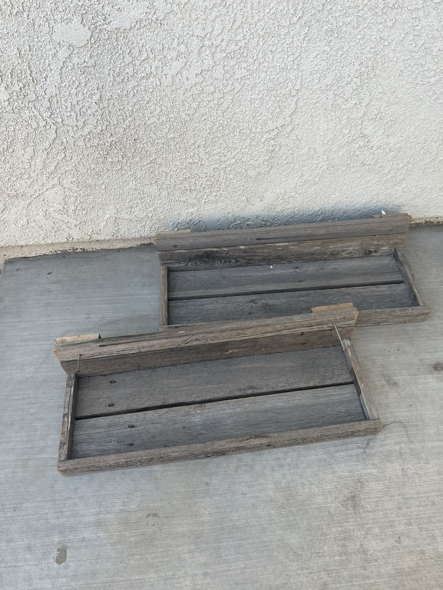 Set Of Wooden Shelves