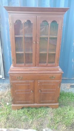Hutch china cabinet for dishes