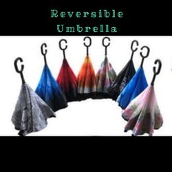 6 Pcs Reversible Double Layer Umbrella