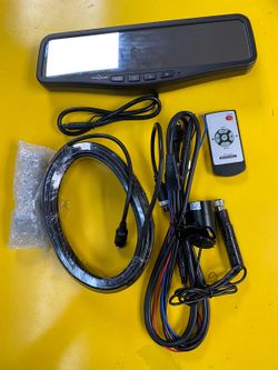REAR VIEW SAFETY RVS-718 MIRROR MONITOR G-SERIES 4.3" DISPLAY 2-CHANNEL & REMOTE