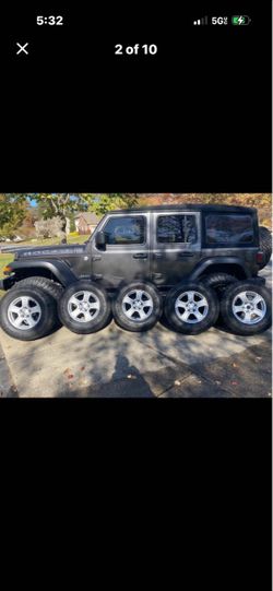2020 Jeep Wrangler Tires (set of 5)