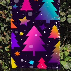 Christmas Tree Garden Flag 18×13