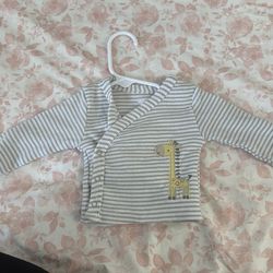Newborn gender neutral button shirt