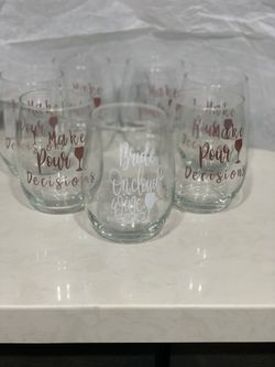 Custom wine glass