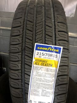 New Goodyear 215/70r15