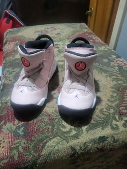 NIKE Air Jordan 6 Rings Shoes Sneakers 323420-602 Pink White