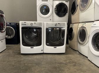 MAYTAG XL CAPACITY WASHER DRYER ELECTRIC SET 