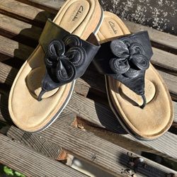 Clark Leather Sandals $15