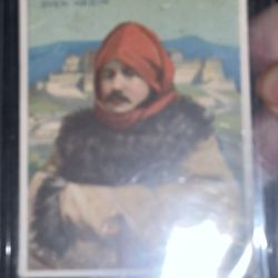 1910 T118 Hassan World's Greatest Explorers Sven Hedin Trading Card