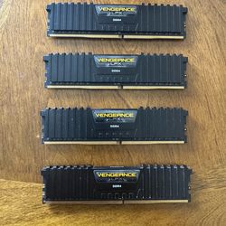 Corsair Vengeance LPX DDR4 RAM 32GB (4x8GB) 3200MHz CL16-18-18-36 1.35V