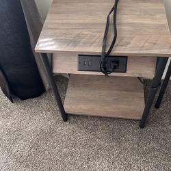 End Table With Plugs 