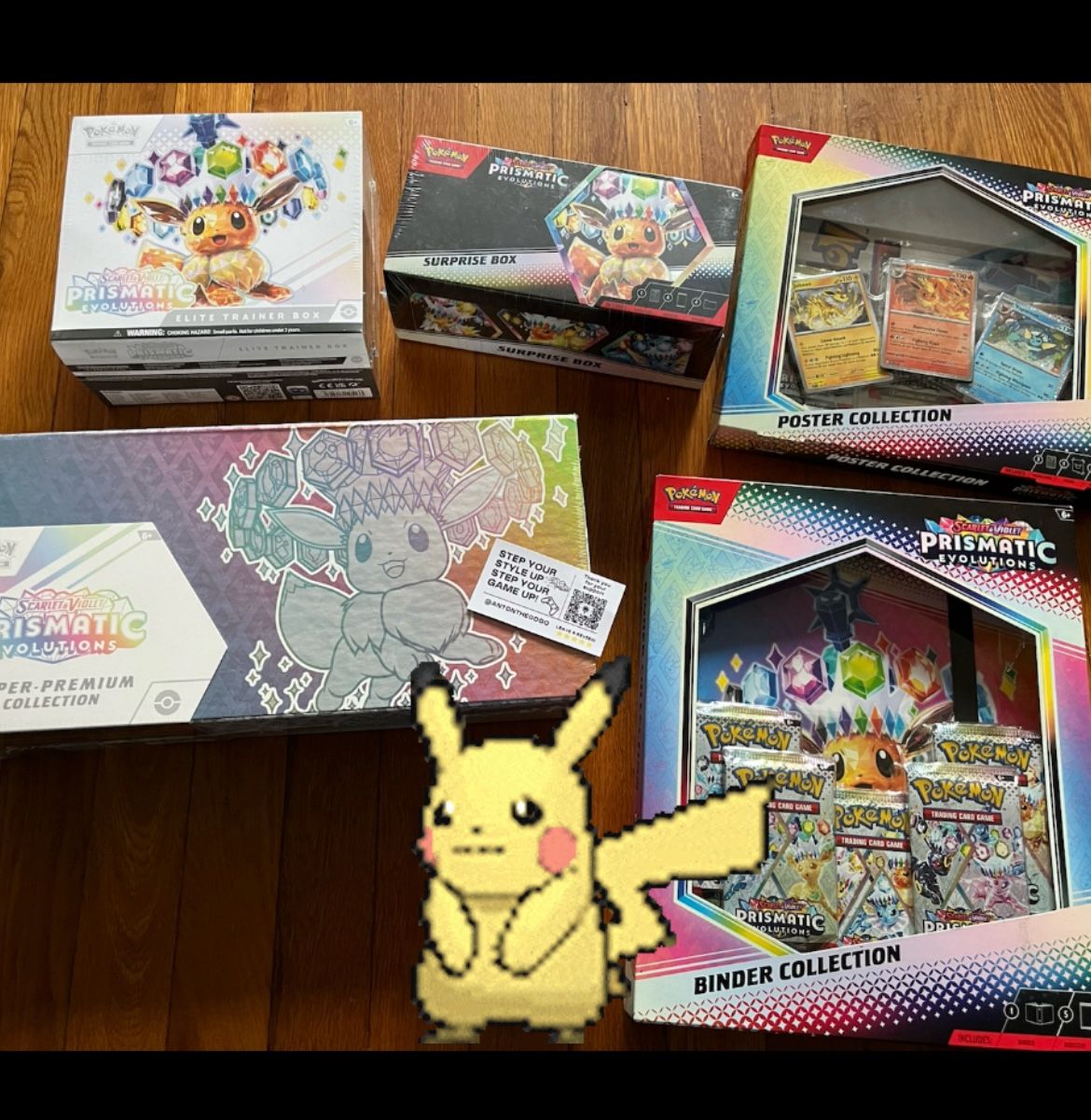 Pokémon Prismatic Evolutions Lot