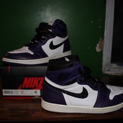 Jordan 1 High Court Purple 