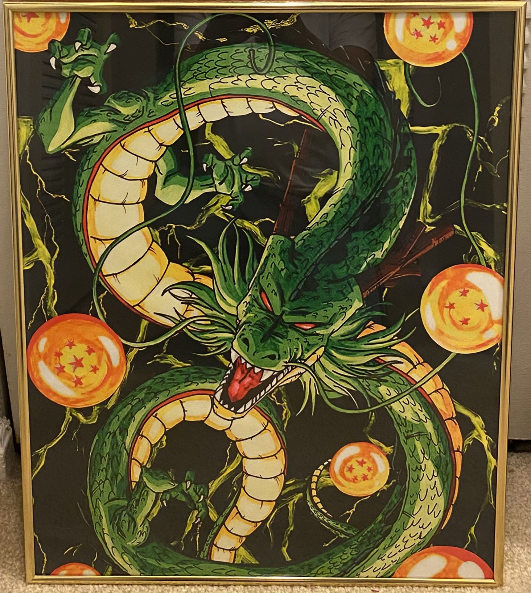 Dragon Ball Shenron Canvas Poster