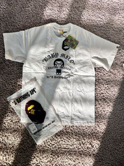 BAPE x Chrome Hearts Baby Milo White T-Shirt