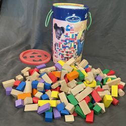 200 Wood Blocks Toy