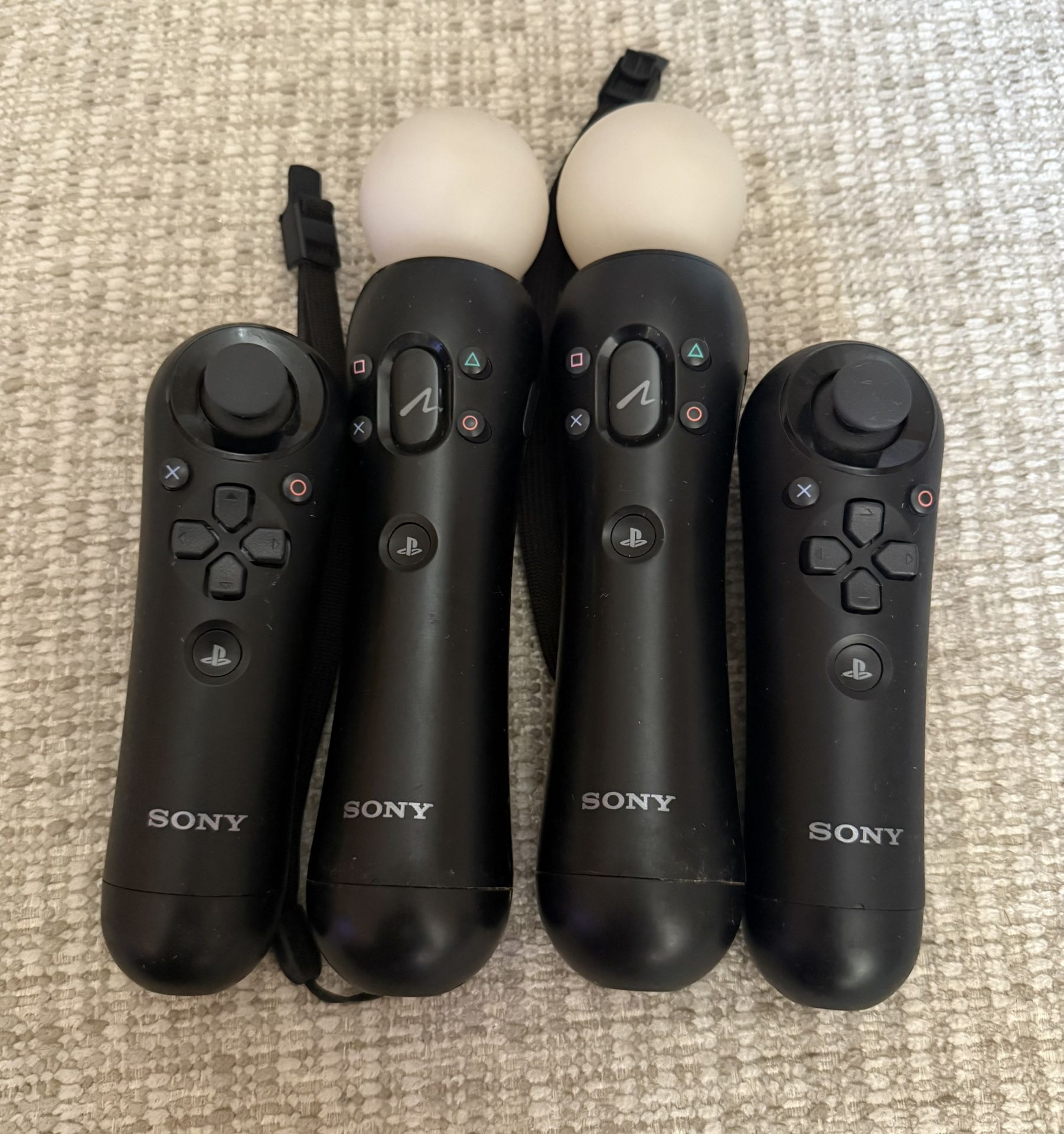 PlayStation 3 4 Motion (CECH-ZCM1U) & Navigation (CECH-ZCS1U) Controller Lot