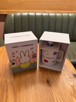 Limited Edition Miffy x Starbucks Ceramic Mug with Lid