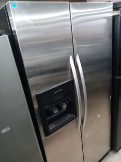 KitchenAid Superba stainless steel side by side refrigerator - Free delivery