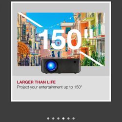 150” Led Projector 