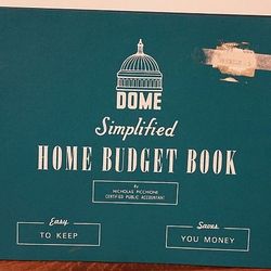 New Dome Simplified Home Budget Book