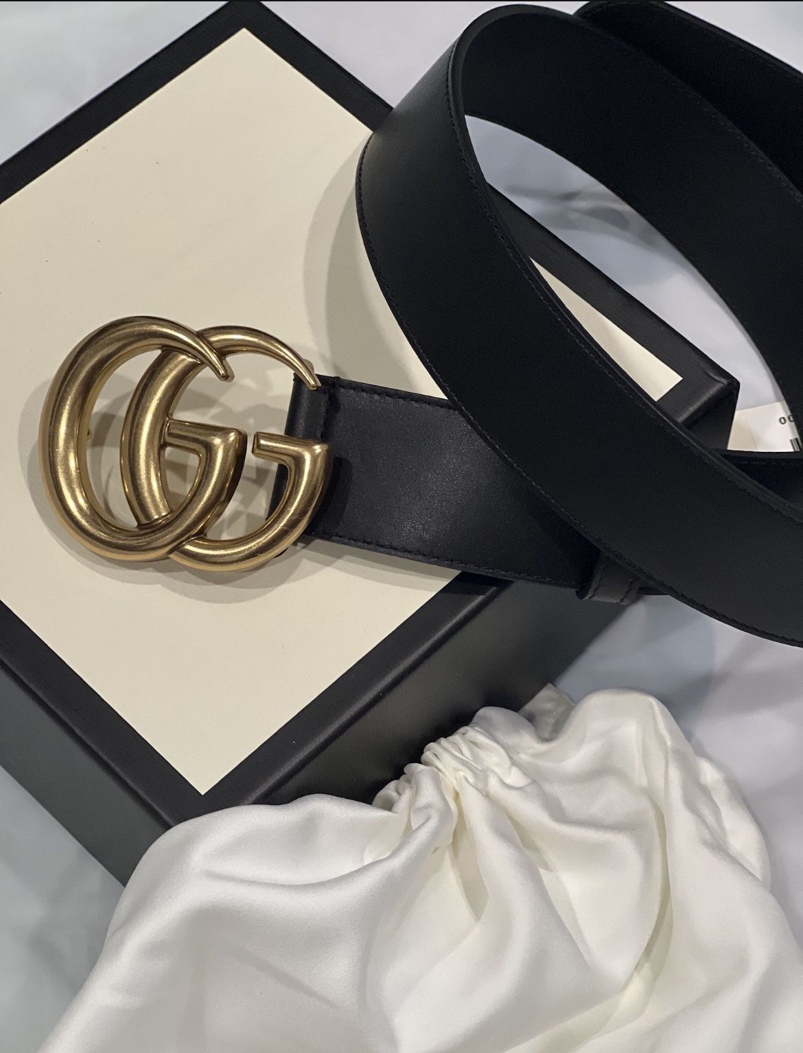 Unisex Gucci Leather Belt