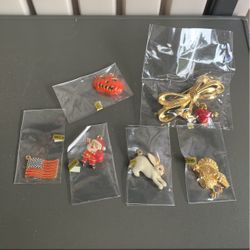 Charms And Brooch