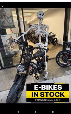 Electric bike brand new only $1399 or make $50 monthly payments.
